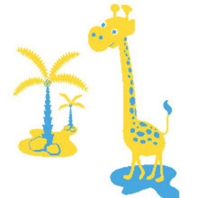 Zidni tatoo Mrs Giraffe D01 120x140cm 47A7DE FDDA38