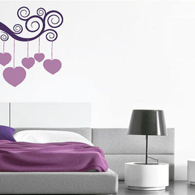 Zidni Tatoo Under the Hearts R04 80x60cm 1E235D 00A896