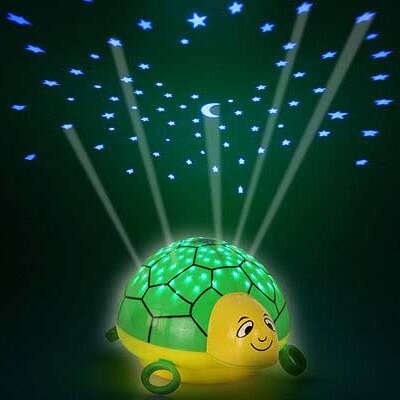 Ansmann Muzička Lampa Projektor Za Dečiju Sobu Kornjača AN1800-0002