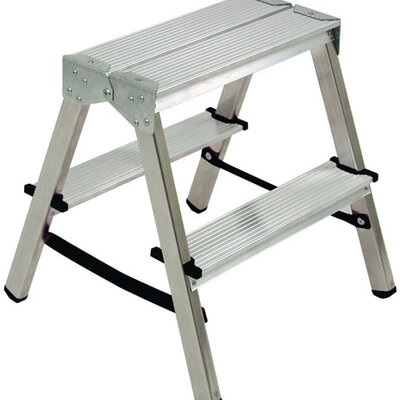 Kućne dvostrane aluminijumske merdevine Access 33-02