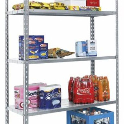 Metalni regal sa policama 188x100x40 cm