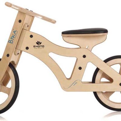 Bika F7 Ekološki Drveni Bicikl - crni