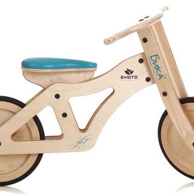 Bika F7 Ekološki Drveni Bicikl - plavi