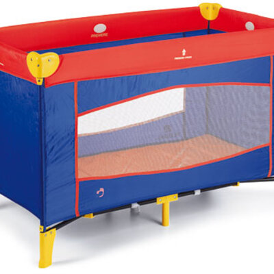 Plebani Prenosivi Krevetac Travel Blu/Rosso 051-R  