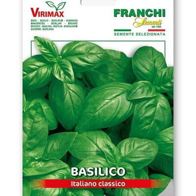 Seme 10 kesica Bosiljak krupnolisni Franchi Sementi Virimax