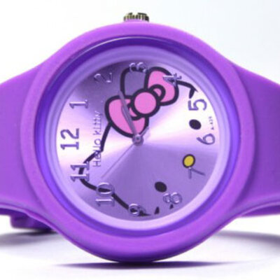 Hello Kitty Ručni časovnik 5708 silicone purple