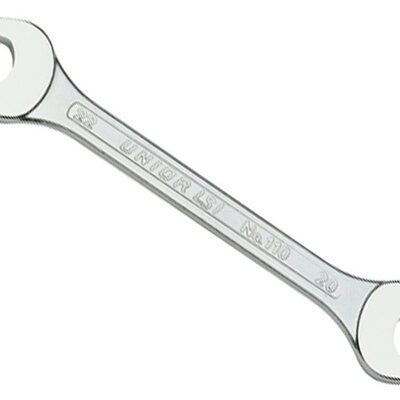 UNIOR Ključ viljuškasti dvostrani 110/1, 8x10mm hromiran art. 600065 499064
