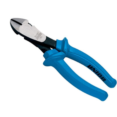 UNIOR Klešta štip bočna plastična ručka, fosfatirana, 180 mm, art. 467