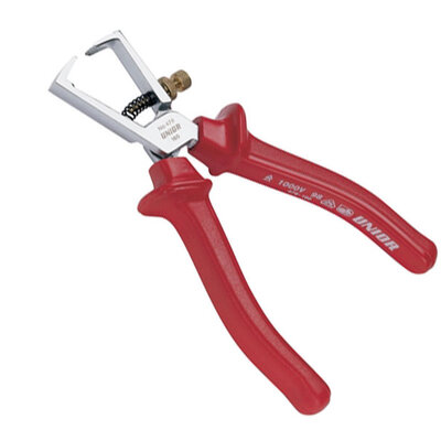 UNIOR Klešta za skidanje izolacije, obična, hromirana, 160/0.6-10 mm, PVC drška art. 478VDE