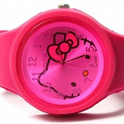 Hello Kitty Ručni časovnik 5708 silicone red