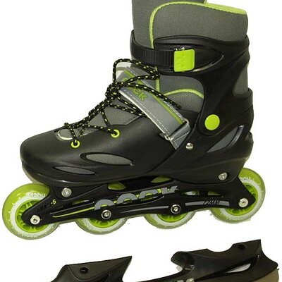 Rock Roleri i Klizaljke 2 u 1 Broj 34 - 37 Zelene  18-441