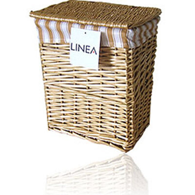 Korpa za odlaganje od pruća - četvrtasta svetlobraon