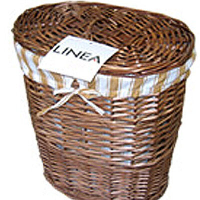 Korpa za odlaganje od pruća 33x40x49 cm braon