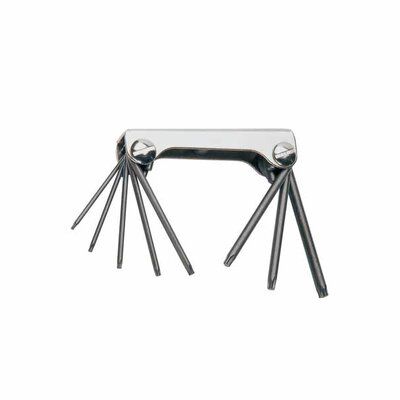 UNIOR Ključevi imbus TORX u garnituri - TX9-TX40 U KUTIJI 8 del. Art. 220/7TXMH 610987