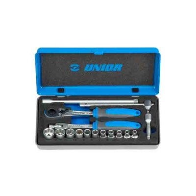 UNIOR Garnitura nasadnih ključeva 1/4 4-13mm, 16 del. art.188BI 611996