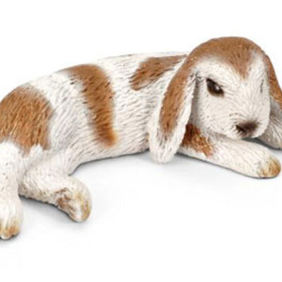 Schleich Domaće životinje - Kunić, leži 13697