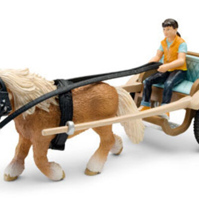 Schleich Domaće životinje - Kočija ponija 42040