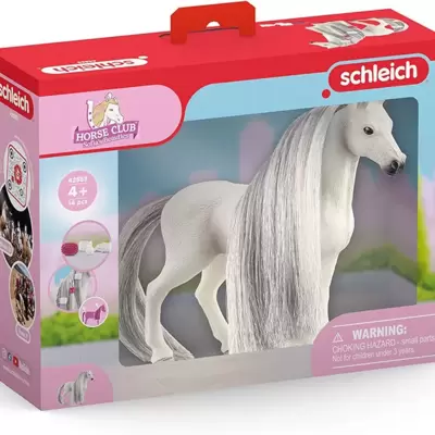 Schleich Horse Club figura - Konji za ulepšavanje - Bela kvarter kobila 42583