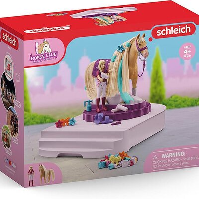 Schleich® Horse Club figure Postolje za ulepšavanje konja sa konjem42617