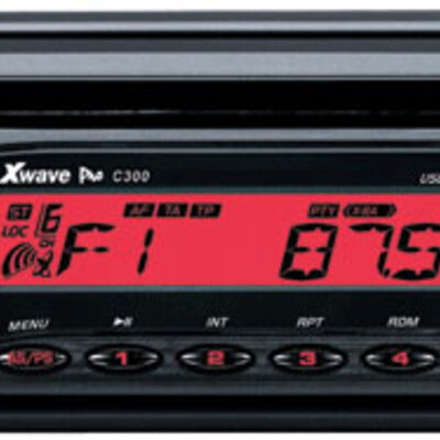 Xwave CD/MP3/USB/SD/MMC/FM auto plejer C300 red 012913