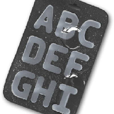 SuckUK Modla za led Alphabet 