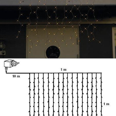 Novogodišnja Svetleća Zavesa