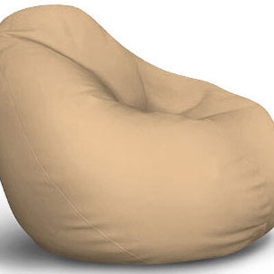 Fotelja Lazy Bag Šoteks Krem S