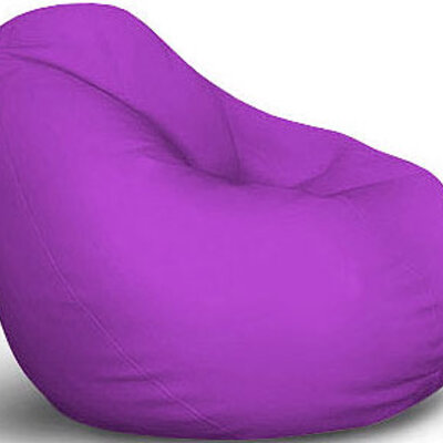 Lazy Bag Fotelja Od Šoteksa Ljubičasta L