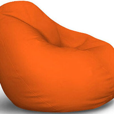 Lazy Bag Fotelja Od Eko Kože Holland Orange L