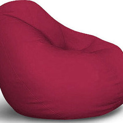 Lazy Bag Bordo Fotelja od Eko Kože  S