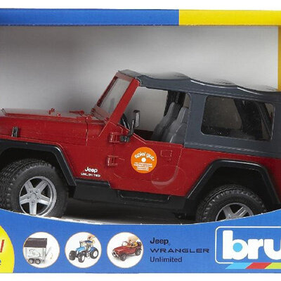 Bruder Jeep Wrangler red 02-025200