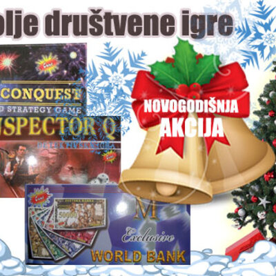 Novogodišnji komplet društvenih igara