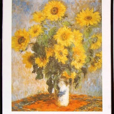 Claude Monet - Les Tournesols - (40/50 HPLN)