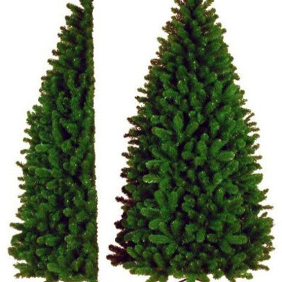 Jelka za male prostore 1.8m - polovina jelke