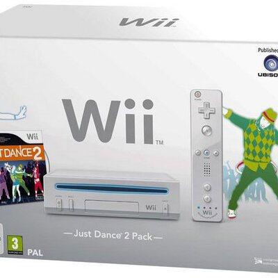 Nintendo Wii konzola - Just Dance 2 Komplet