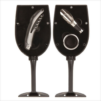 Kikkerland Set otvarača za vino WineGlass BA15 