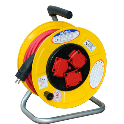 Kablovska motalica, metalni bubanj, monofazna, H05RR-F, 40 m