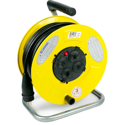 Kablovska motalica, metalni bubanj, H05VV-F, 3G1,5 - 25 m