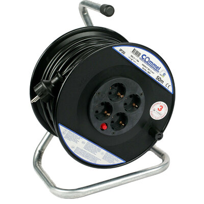 Kablovska motalica, PVC bubanj, za 50 m kabla 3G1,5