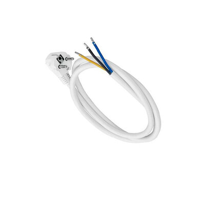 Priključni kabl 6 A 250 V ~ 1300 W, 1,5 m, crni