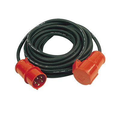 Produžni kabl s utikačem i natikačem CEE 400V, IP44, 20 m