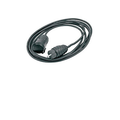 Produžni kabl s utikačem i natikačem šuko 15 m, crveni