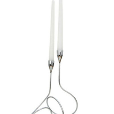 Black&Blum Svećnjak Loop Silver LP003