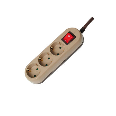 Trostruka prenosiva utičnica sa sklopkom 1,5 m