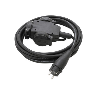 Trostruka prenosiva utičnica, IP44, 5 m