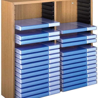 Hama drvena polica za diskove 33885