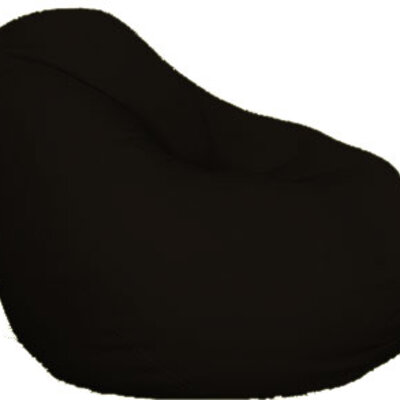 Fotelja Od Eko Kože Lazy Bag Crna S