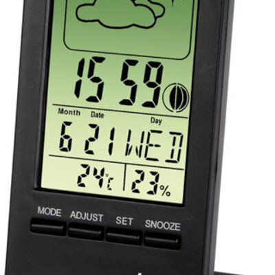 Hama termometar, sat, kalendar, higrometar TH-100 75297