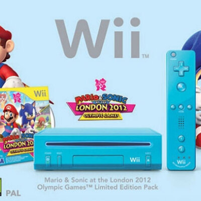 Nintendo Wii Olimpijski Paket Blue Mario and Sonic at London 2012