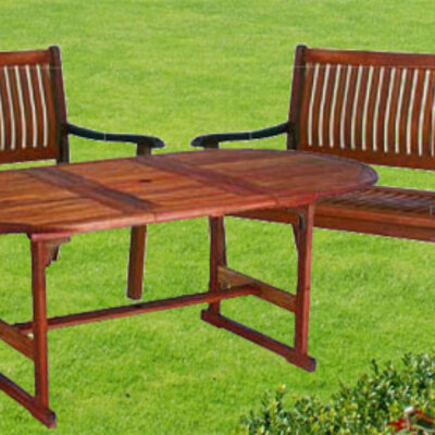 Garnitura Za Dvorište 2 Klupe i Sto - Bolton